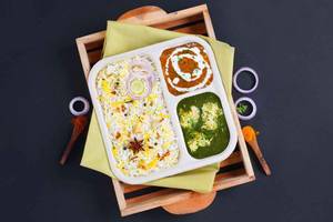 Palak Chicken & Dal Rice Lunchbox