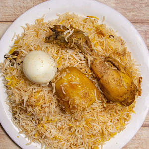 Chicken Dum Biriyani Half (1 Pc)