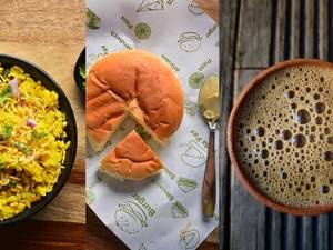 Poha, Bun Maska, And Desi Chai