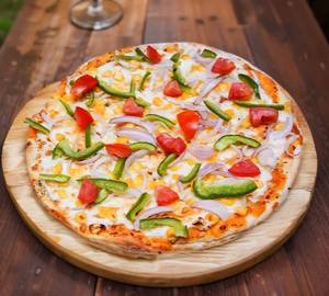 Chessy Capsicum+tomato Pizza