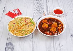 Veg Manchurian Rice