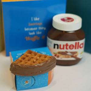 Nutella Delight Waffle [ Tripple Layered ]