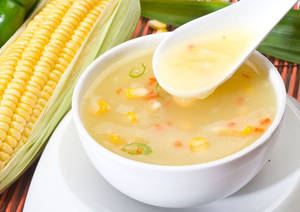 Sweet corn Chicken Soup