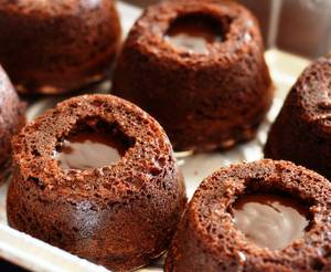 Lava cake - molten chocolate                                                