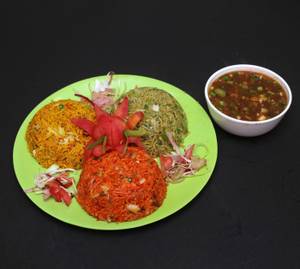 Triple Schezwan Fried Rice