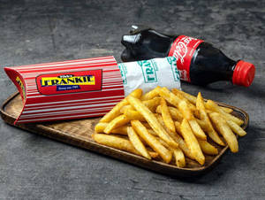 Chicken Tikka Frankie+fries+coke [200ml]