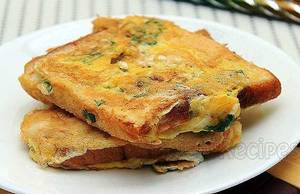 Bread Egg Toast (2 Egg ) 4 Slice