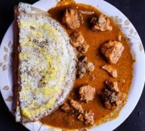 2 Dosa With Chicken Curry 250Ml