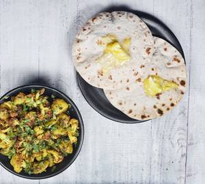 Butter Roti [4 Pcs]+ Seasonal Vegetable
