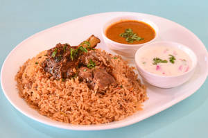 Hyderabadi dum mutton biryani