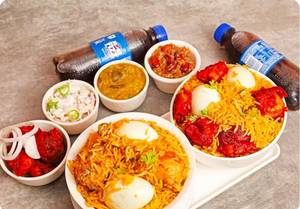 Chicken  Biriyani  + Prawn 65 Biryani Combo