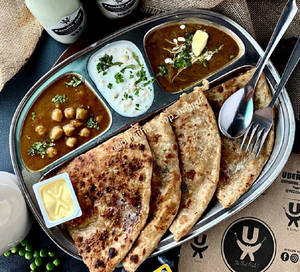 Cheese Babycorn Paratha