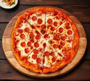 Thandoori sausage pizza