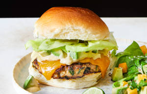 Chicken cheese burger