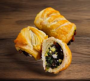 Mushroom Paneer Puff