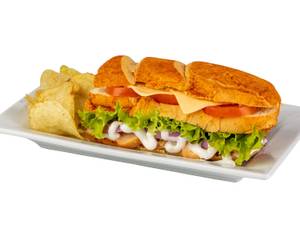 Double Decker Creamy Smoked Chicken Sandwich