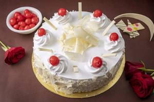 Eggless White Forest Cake ( 500 Gms)