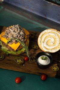 Open Tenderloin Burger