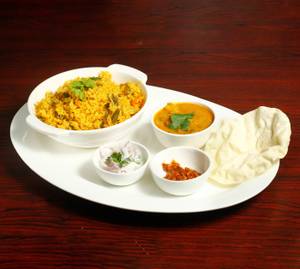 Veg Biryani with Onion Raitha