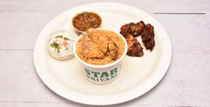 Mini Chicken Briyani Bone 65 (3 Pcs) Combo