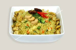 Edamame Beetroot Chicken Fried Rice