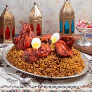Chicken Kepsa Chilly Rice