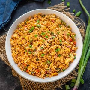 Schezwan Egg Fried Rice