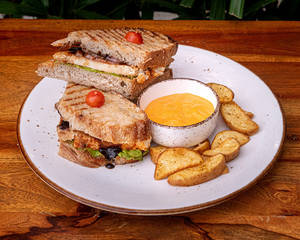Grilled Cottage Cheese Sandwich