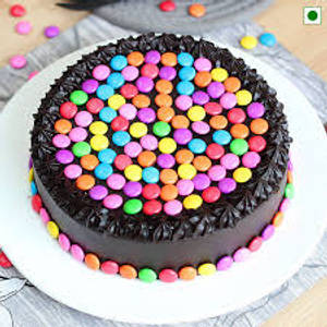 Eggless Chocolate Gems Cake [700 Grams]