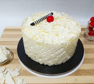 White Forest Cake [Eggless]