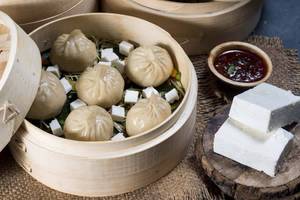 Spinach & Paneer Momos (6 Pcs)