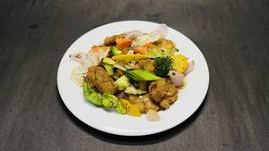 Salt Pepper Chicken With Veggies (8 Pcs)