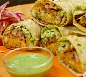 Chicken Tikka Rumali Roll 