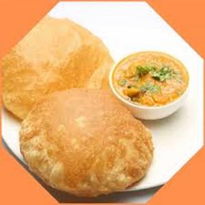 Poori (3 Piece)+sabji