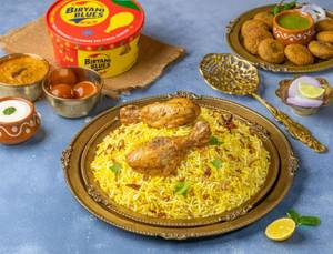 Hyderabadi Chicken Dum Biryani (Serves 1 (2 Leg Pcs))
