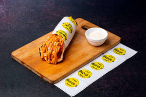 Tandoori paneer shawarma