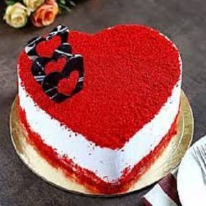 Eggless Heart Shape Red Velvat Cake[500gms]