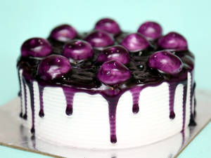 Blue Berry Crush Cake (eggless)