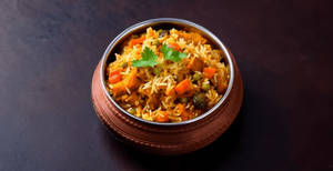 Veg Hydrabad Biryani With Raita