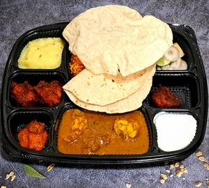 North Indian Chicken Thali Meals