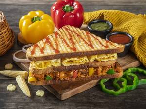 Chicken Makhani Club Sandwich