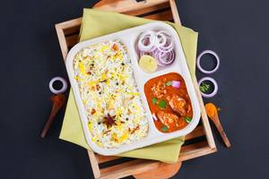 Chicken Kadhai Rice LunchBox