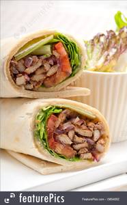 Chicken Schezwan Shawarma 