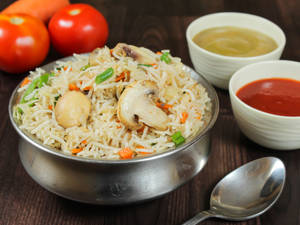 Mushroom Fried Rice 