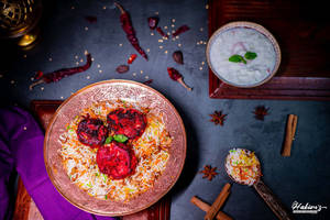 Special Prawns Dum Biryani