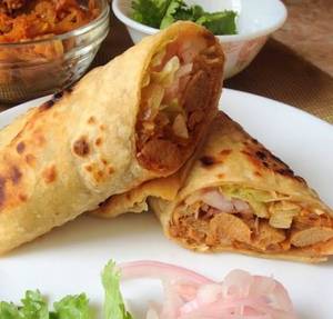 Soya Chaap Tandoori Roll