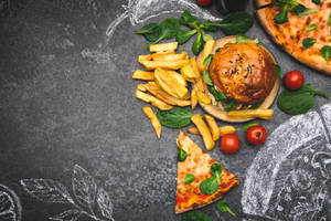 Burger Cheese Pizza