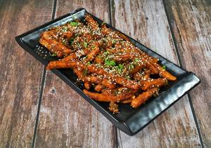 Honey Chilly Potatoes