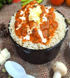Butter Paneer Mushroom Rice Bowl
