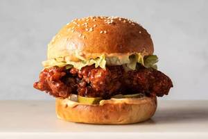 Kimchi Chicken Zinger Burger